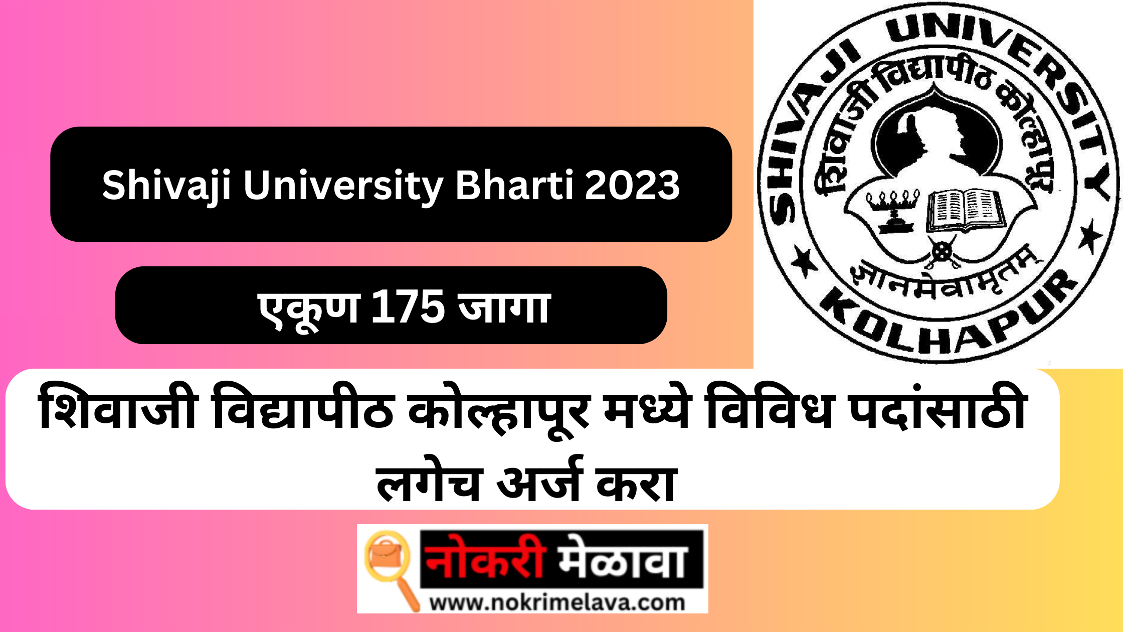 Shivaji University Bharti 2023