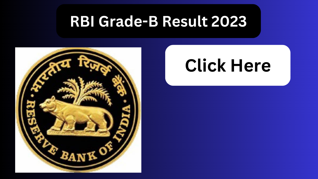 RBI Grade-B Result 2023